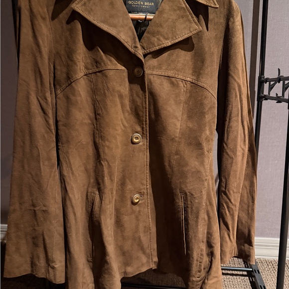 NWT Golden Bear Women's Suede Coat - Picture 2 of 6